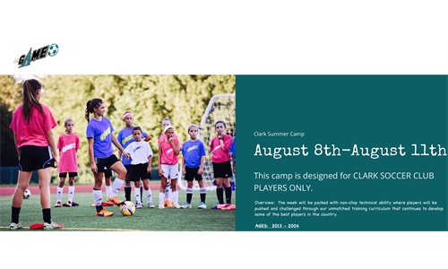 A-Game Soccer Camp