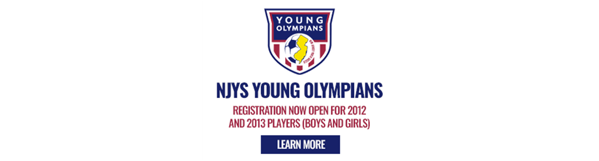 NJYS Young Olympians Program (YOP) Registration is now open